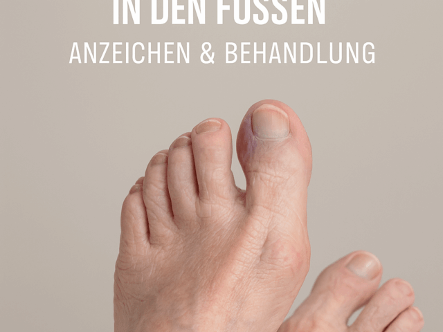 Durchblutungsstörungen in den Füßen – Anzeichen & Behandlung