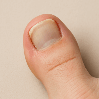 Nagel löst sich vom Nagelbett