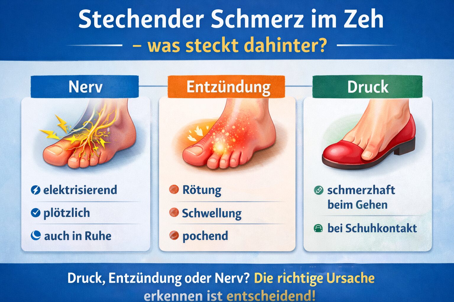 Stechen In Der Zehe