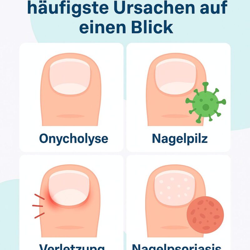 weißer zehennagel ursache