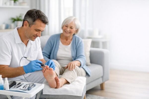 Podologe im Hausbesuch