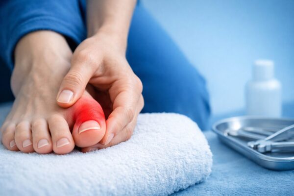 Zeh schmerzt beim Auftreten