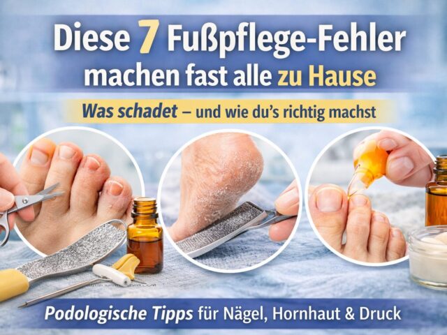 Diese 7 Fußpflege-Fehler machen fast alle zu Hause – und wie du sie richtig machst (Podologie-Check)