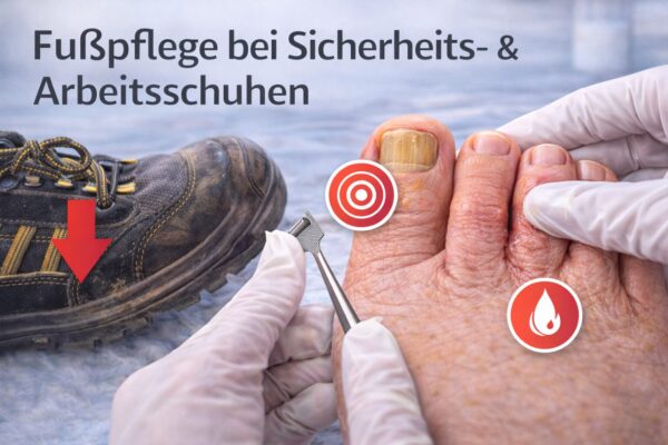 Fußpflege bei Sicherheits- und Arbeitsschuhen