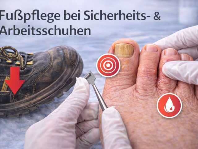 Fußpflege bei Sicherheits- & Arbeitsschuhen: Wie Nägel und Haut unter Dauerbelastung leiden – und was wirklich schützt