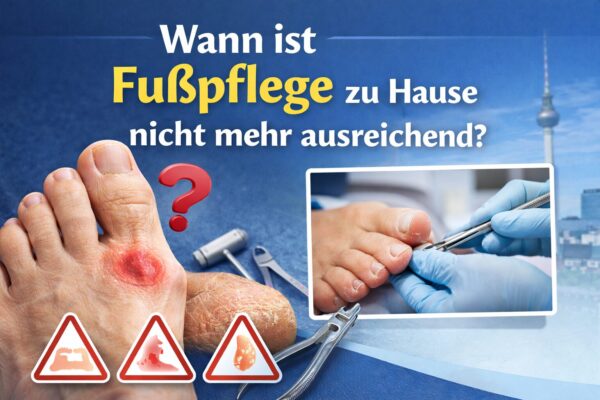 Fußpflege zu Hause nicht ausreichend