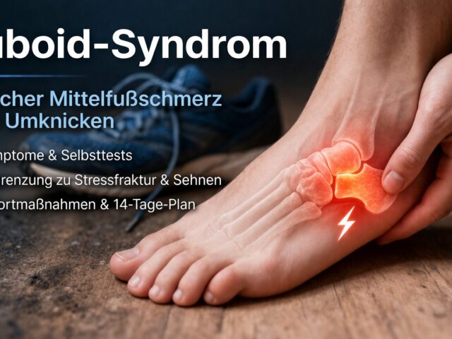 Cuboid-Syndrom: Seitlicher Mittelfußschmerz – oft nach Umknicken, oft übersehen