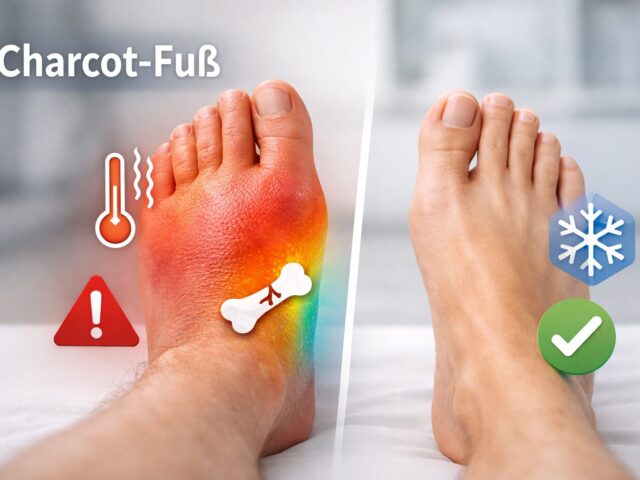 Charcot-Fuß: Warnzeichen, Sofortmaßnahmen & warum das ein Notfall ist