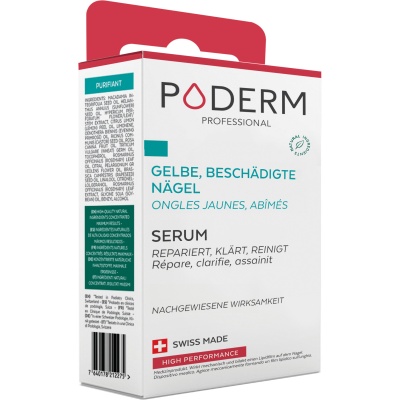 Gelbe beschädigte Nägel Serum