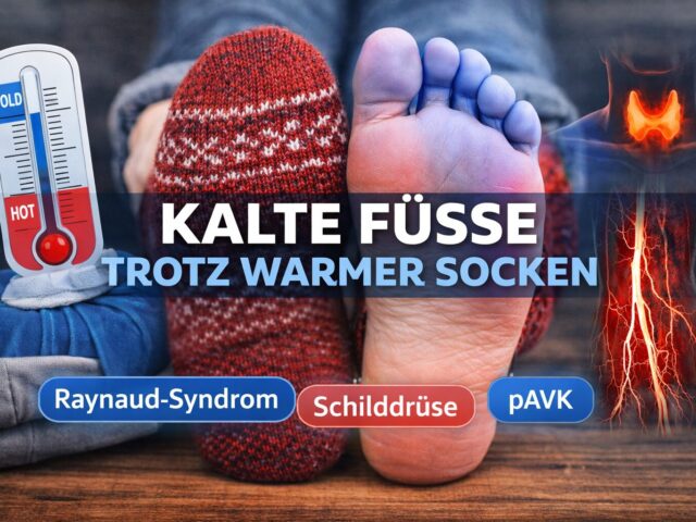 Kalte Füße trotz warmer Socken: Raynaud, Schilddrüse oder Durchblutung?