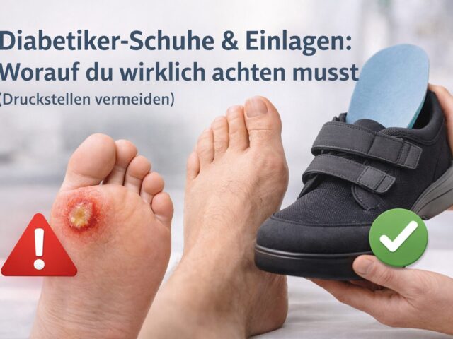 Diabetikerschuhe & Einlagen: Worauf du wirklich achten musst (Druckstellen vermeiden)