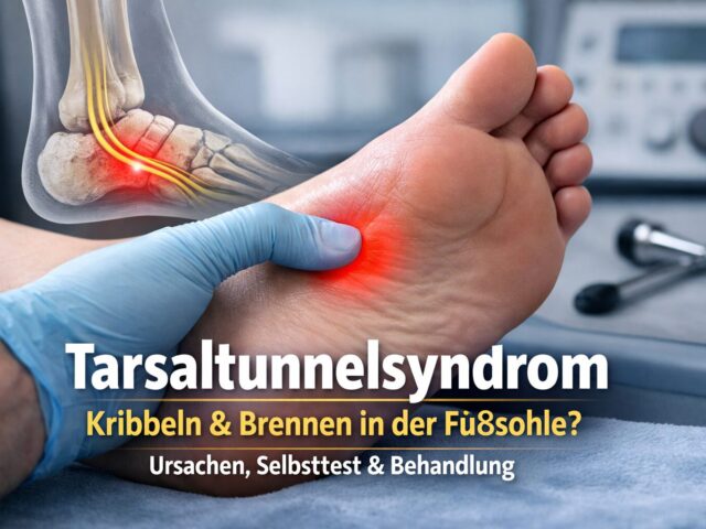 Tarsaltunnelsyndrom: Kribbeln und Brennen in der Fußsohle – Symptome, Selbsttest & was wirklich hilft