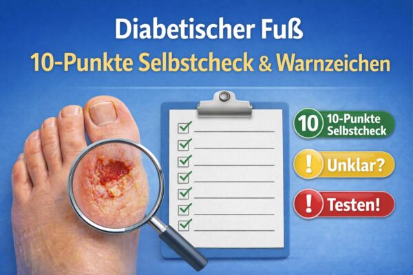 Diabetischer Fuß Selbstcheck