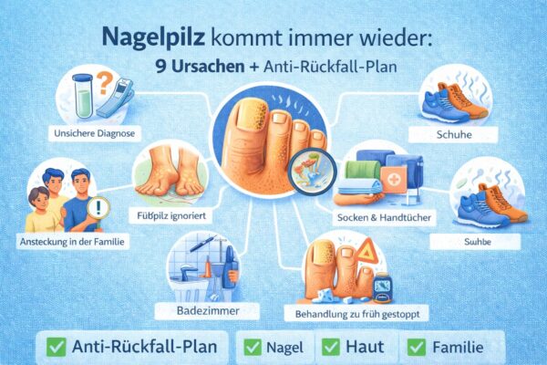 Nagelpilz kommt immer wieder