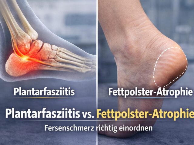 Plantarfasziitis vs. Fettpolster-Atrophie: Warum die Ferse weh tut – auch ohne „Fersensporn“