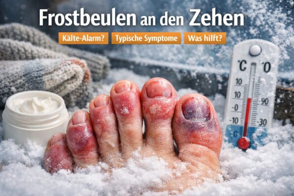 Frostbeulen Zehen