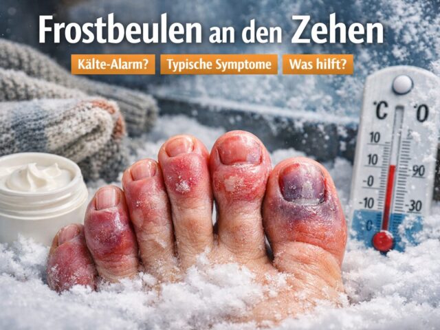 Frostbeulen (Pernio/Chilblains) an den Zehen: Ursachen, Warnzeichen & was wirklich hilft