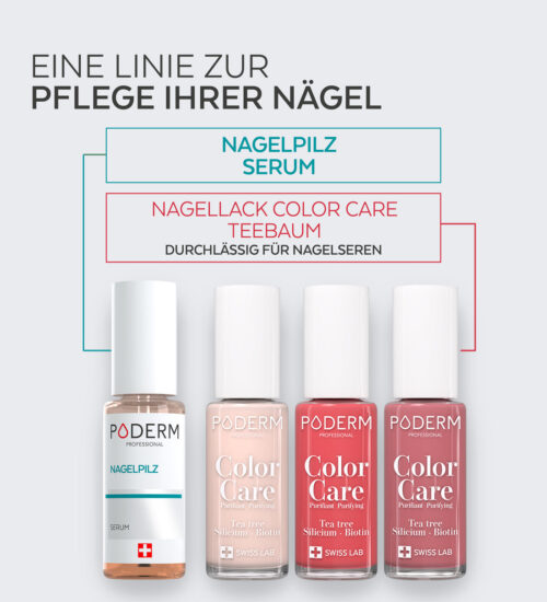 PODERM - NAGELLACK COLOR CARE TEEBAUM – ZARTROSA – Bild 5