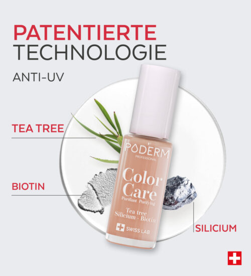 PODERM - NAGELLACK COLOR CARE TEEBAUM – BEIGE – Bild 4