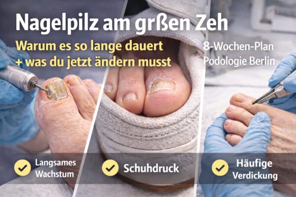 Nagelpilz am großen Zeh