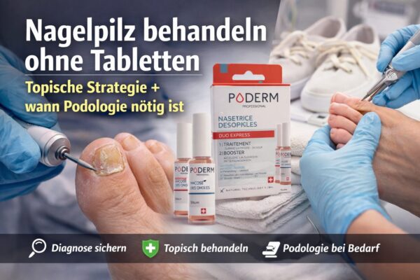 Nagelpilz ohne Tabletten behandeln