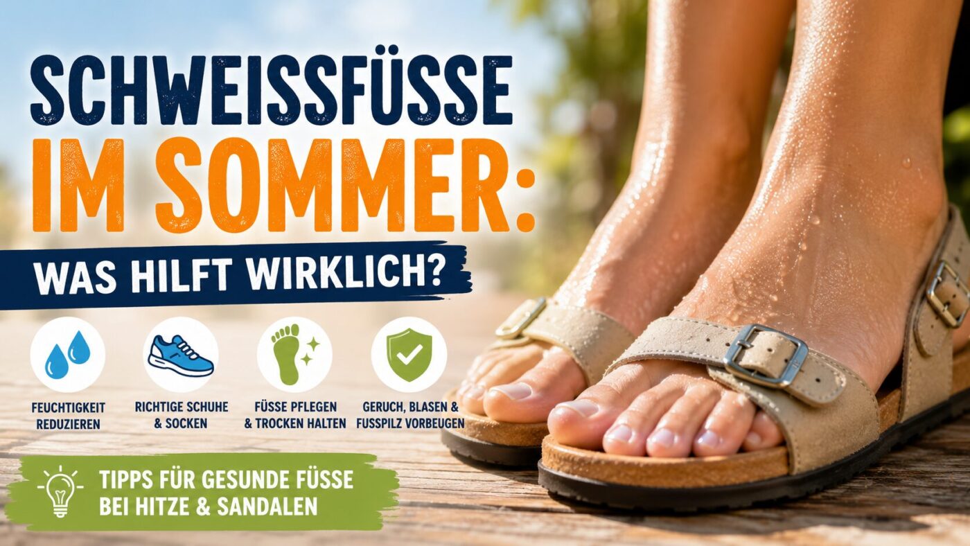Schweißfüße Sommer