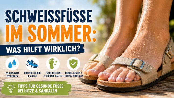 Schweißfüße Sommer