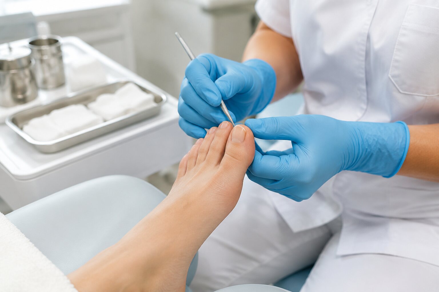 Schonende Nagelbehandlung bei erhöhter Blutungsneigung durch Blutverdünner