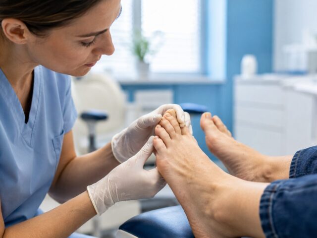 Nagelpilz behandeln: Diagnose, Lack, Tabletten und podologische Begleitung
