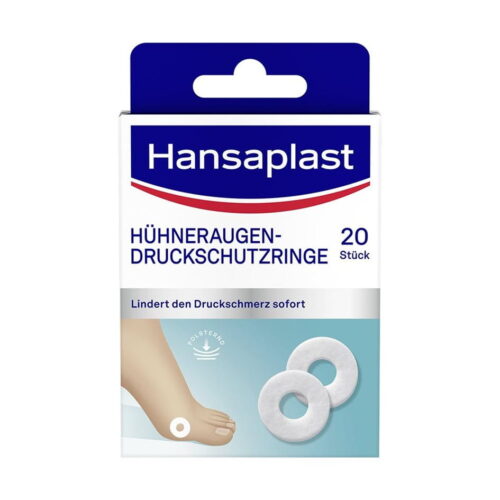 Hansaplast Hühneraugen-Druckschutzringe – Packung mit 20 Stück